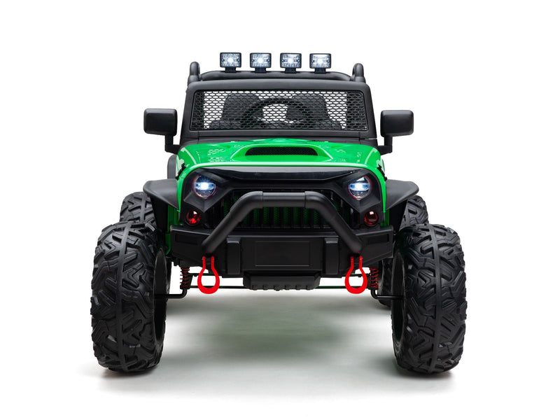 BOOM BOOM The BUFFALO Children's Off-Road Kids Car 24V 4X4 Ride-On Toy with 2 Seats Magic Cars Parental Remote Control - Perfect Present for Little Boys and Girls