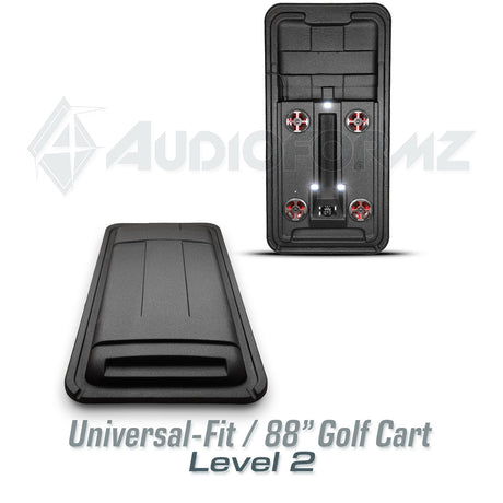 88in Universal-Fit Golf Cart Stereo Tops (4-Seat) Universal-Fit