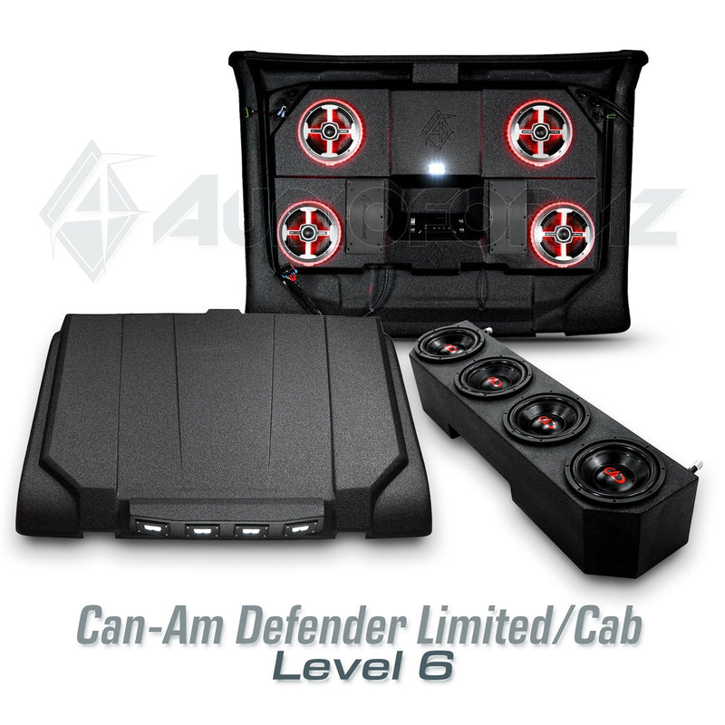 2026+ Can-Am Defender HD11 Limited/Cab Stereo Tops (2-Door)