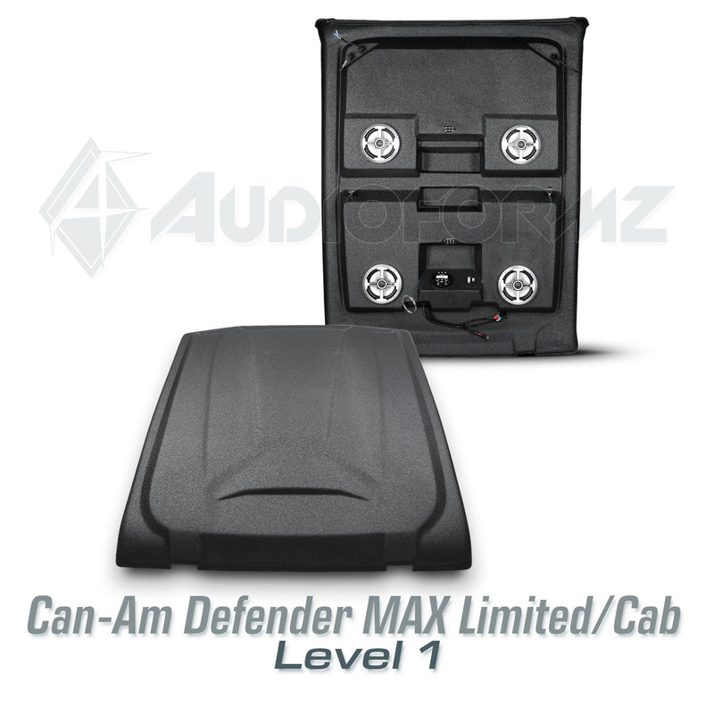2016-2025 Can-Am Defender MAX HD7-HD10 Limited/Cab Stereo Tops (4-Door)
