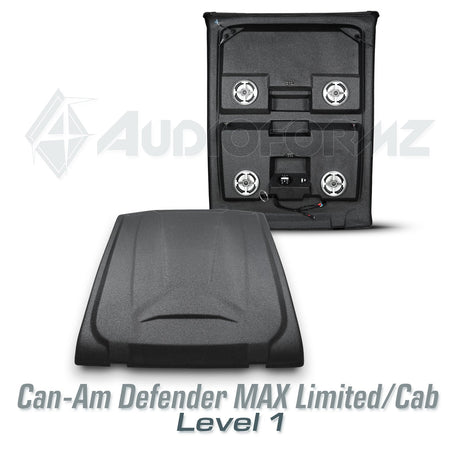 2026+ Can-Am Defender MAX HD11 Limited/Cab Stereo Tops (4-Door)
