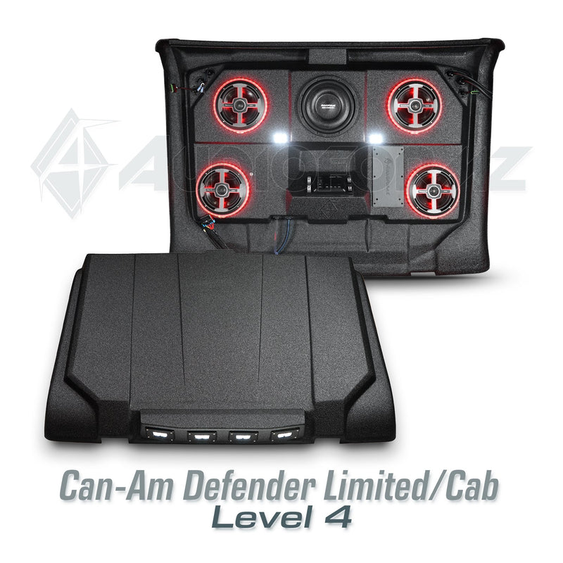 2026+ Can-Am Defender HD11 Limited/Cab Stereo Tops (2-Door)