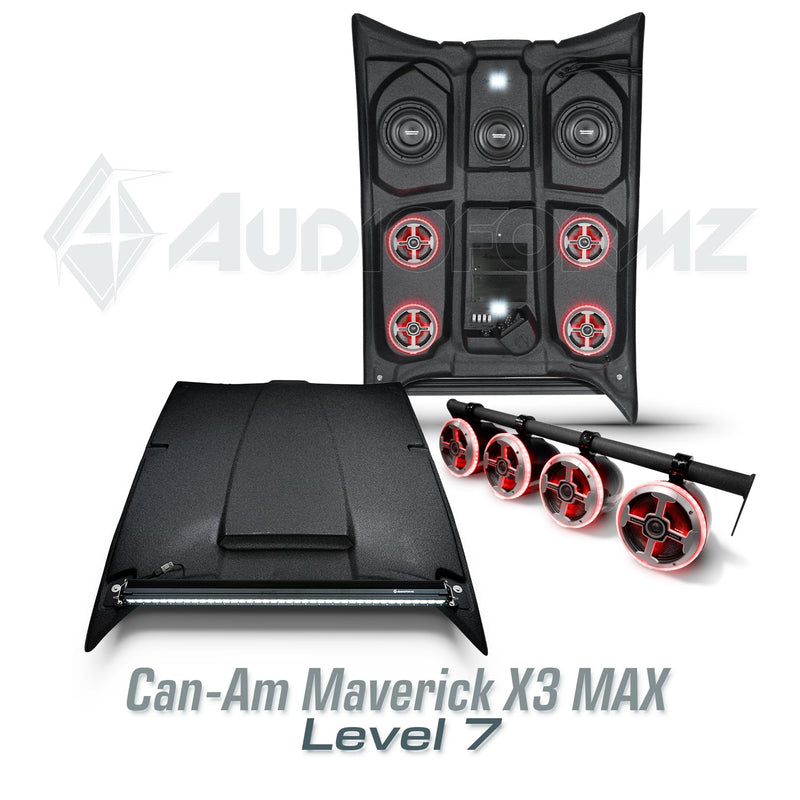 2017+ Can-Am Maverick X3 MAX Stereo Tops (4-Seat)