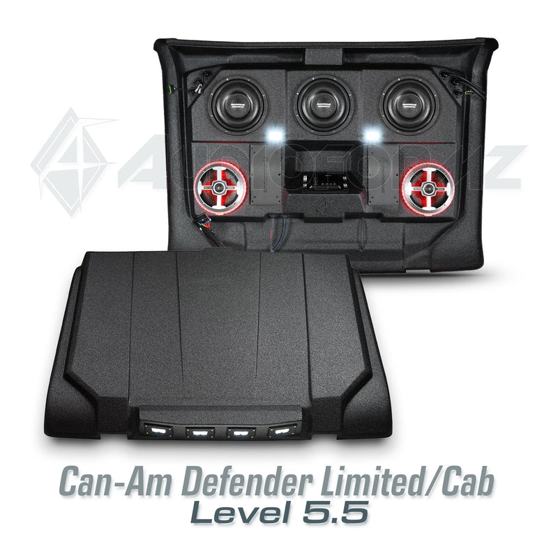 2026+ Can-Am Defender HD11 Limited/Cab Stereo Tops (2-Door)