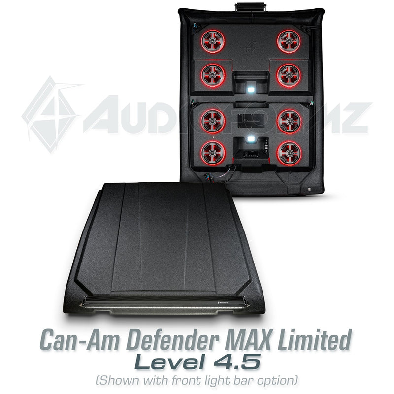 2016-2025 Can-Am Defender MAX HD7-HD10 Limited/Cab Stereo Tops (4-Door)
