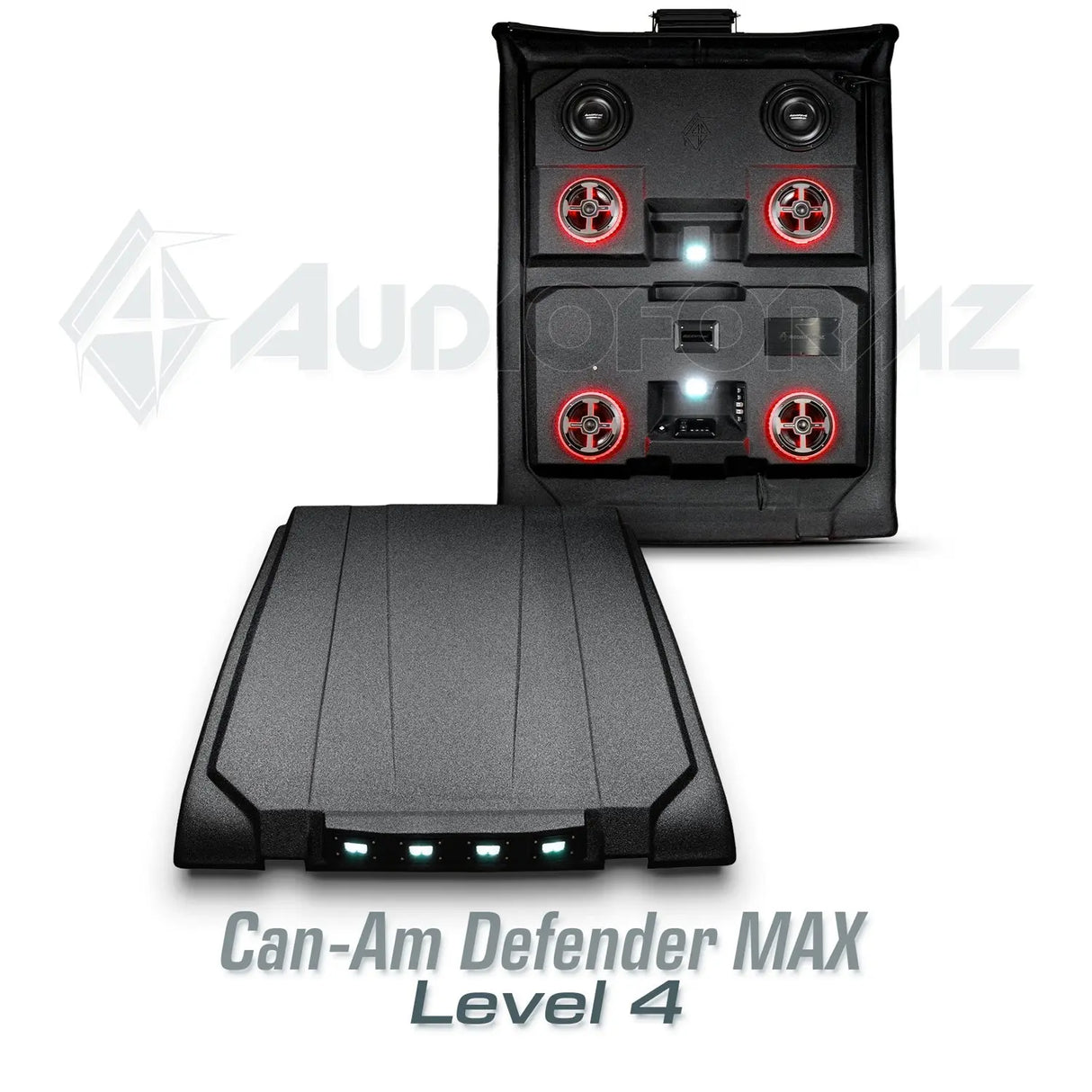 2016+ Can-Am Defender MAX HD7-HD10 Stereo Tops (4-Door) Can-Am