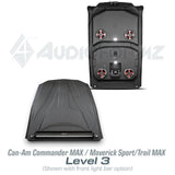 2021+ Can-Am Commander MAX / 2019+ Maverick Sport MAX Stereo Tops (4-Seat) Can-Am