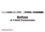 59 X 3 X 3" V Bend Cross Member, 1/4" Wall, Structural Aluminum