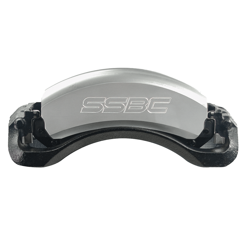 American Made Tri-Power 3-Piston Left Rear Caliper Assembly W/Pads. Clear CPA-22170-1A