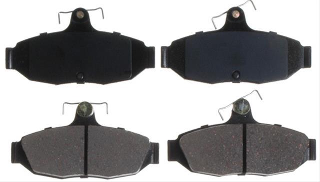 New Performance Street Compound Rear Brake Pad Set Semi-Metallic. 1047