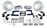 American Made Comp S 4-Piston Billet Aluminum Rear Disc Brake Kit W/DS Rotors. Clear W110-21