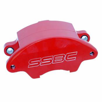 American Made Super Twin HD 2-Piston Billet Aluminum Front Disc Brake Kit W/Rotors. Red W123-ADSR