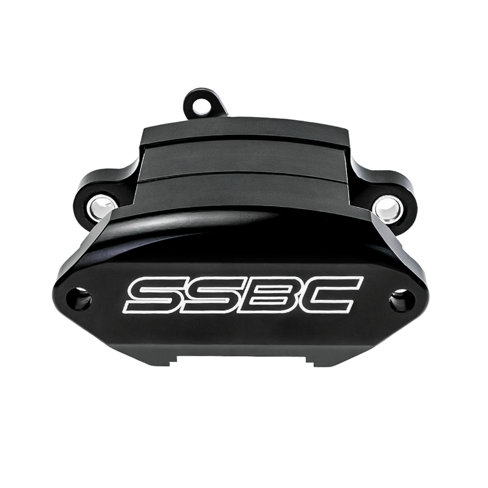 American Made Sport R1 Billet Aluminum Rear Drum to Disc Conversion Brake Kit W/Rotors. Black W125-26BK