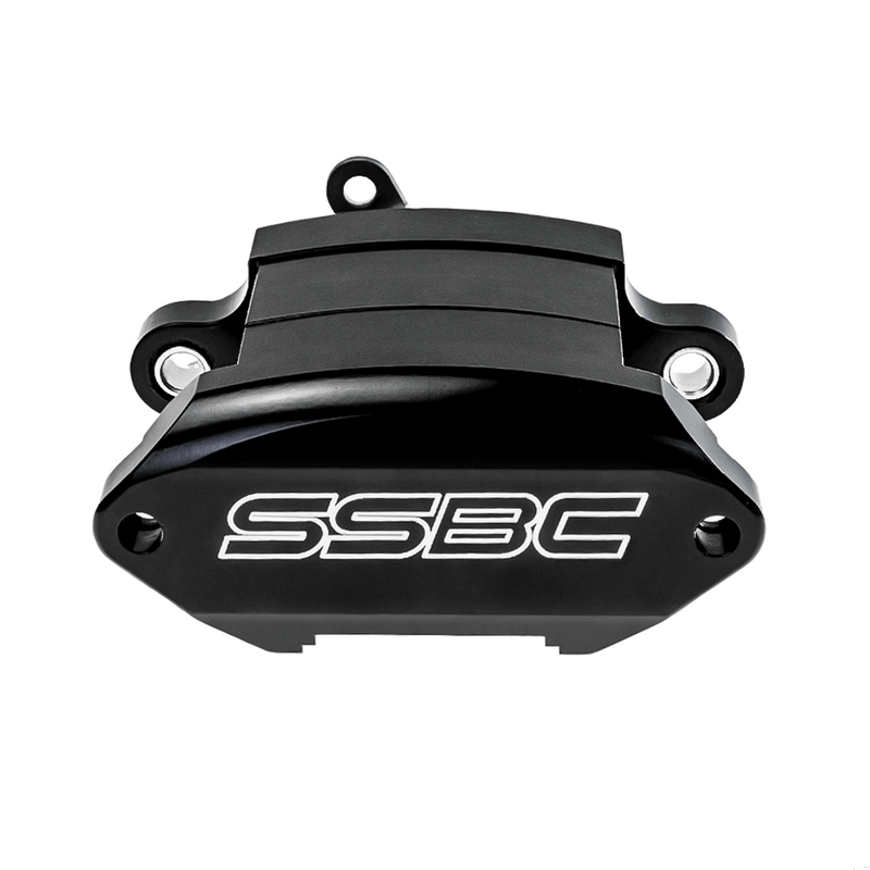 American Made Sport R1 Billet Aluminum Rear Drum to Disc Conversion Brake Kit W/Rotors. Black W125-26BK