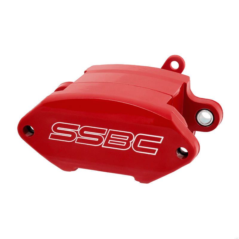 American Made Sport R1 Billet Aluminum Rear Drum to Disc Conversion Brake Kit W/Rotors. Red W125-26R