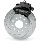 American Made Sport R1 Billet Aluminum Rear Drum to Disc Conversion Brake Kit W/Rotors. Black W125-27BK