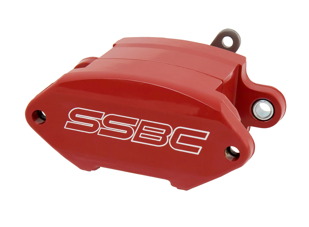 American Made Sport R1 Billet Aluminum Rear Drum to Disc Conversion Brake Kit W/Rotors. Red W125-27R