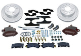 American Made Sport R1 Billet Aluminum Rear Drum to Disc Brake Conversion Kit W/Rotors. Black W155-3BK