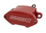 American Made Sport R1 Billet Aluminum Rear Drum to Disc Brake Conversion Kit W/Rotors. Red W155-3R