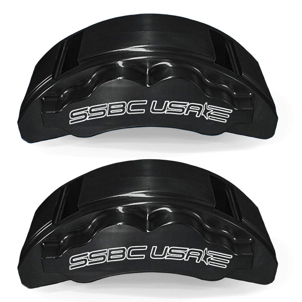 American Made B8 Beast 8-Piston Direct Fit Billet Aluminum Front Caliper Upgrade Kit. Black A424-20BK