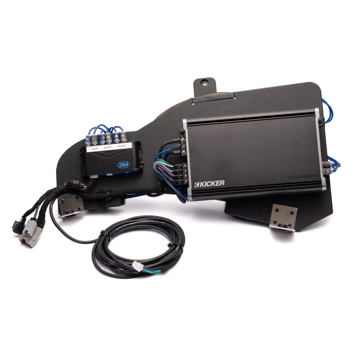 Kicker Plug & Play Dual CX Amp Kit Bundle Upgrade 2 & 4-Door (B&O System) | '21- Current Ford Bronco