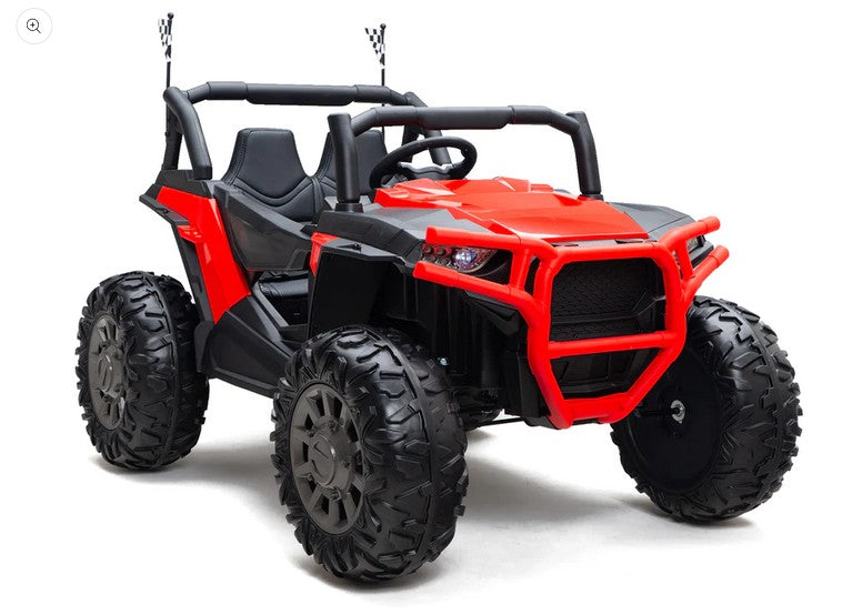2-Seater 24V Electric Ride-On ATV Buggy with Magic Cars Remote Control for Kids
