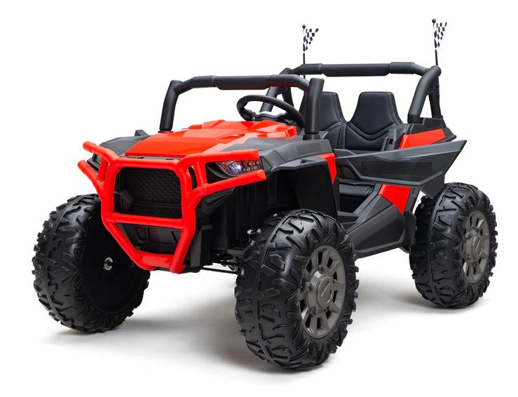 2-Seater 24V Electric Ride-On ATV Buggy with Magic Cars Remote Control for Kids