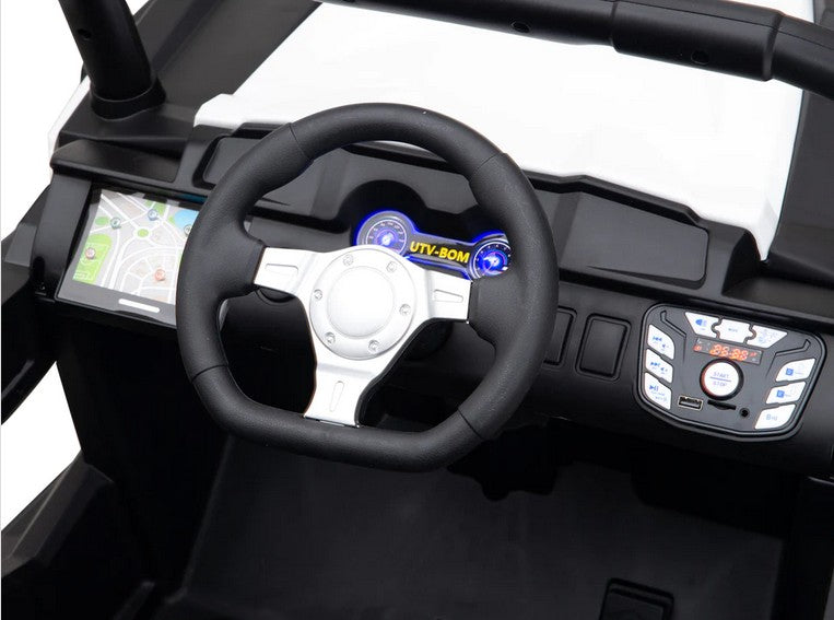 2-Seater 24V Electric Ride-On ATV Buggy with Magic Cars Remote Control for Kids