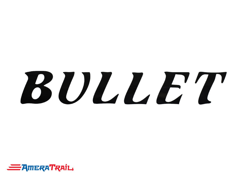 Bullet Boats Marine Decal, 8" x 3" UV Rated Vinyl
