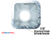 Dual Support Adjustable Bunk Bracket System - Complete Kit, All Stainless-Steel Hardware