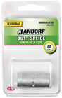 Butt Splice Connector, #0 AWG Wire, Copper Contact, Tin, 1/PK #60760 Jandorf