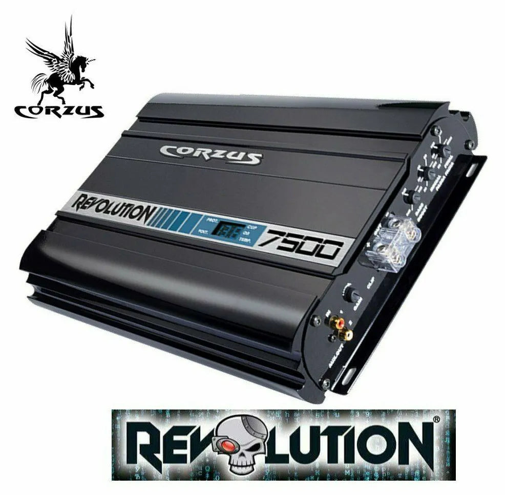 CORZUS MD7500 Amplifier 7.5K W RMS 1 Ch 1 Ohm Corzus