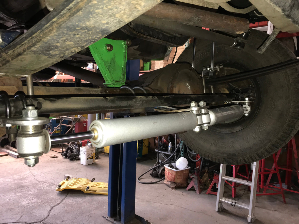 Dual Shock Steering Stabilizer - 1980-1997 Ford F-Series Sky's Offroad Design