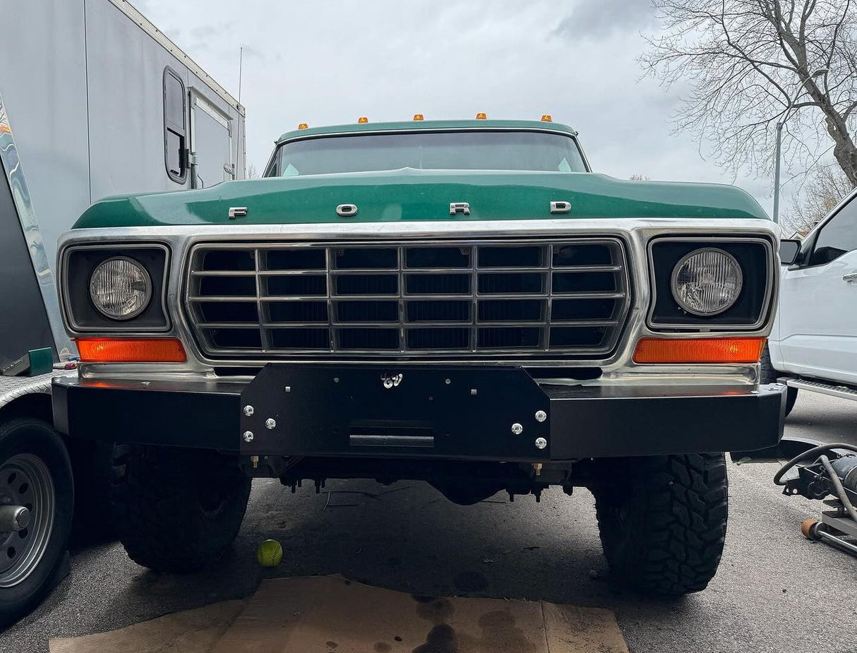 Engineered Vintage 'GOAT' winch bumper - 1967-1979 Ford F-Series Engineered Vintage LLC