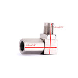 90 Degree Check Engine Light Eliminator O2 Sensor Adapter with Mini CAT Fix P0420 Error Code Euro 5 standard