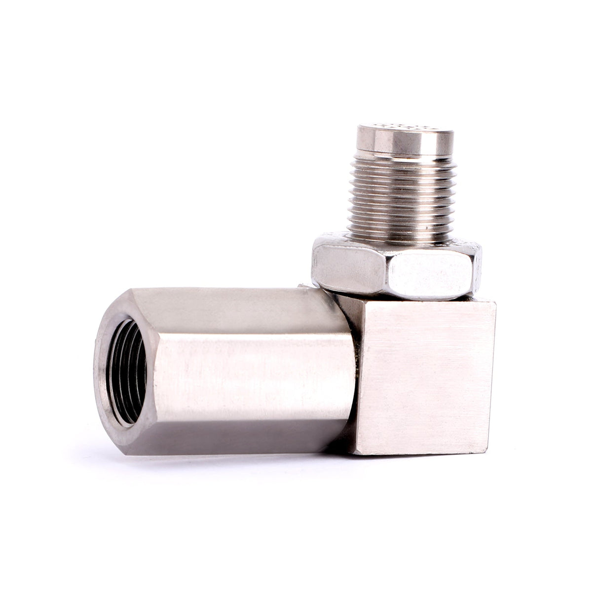 90° O2 Oxygen Sensor Spacer Engine Light CEL Check Bung Mini Catalytic Converter Euro 5 standard