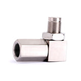 90 Degree Check Engine Light Eliminator O2 Sensor Adapter with Mini CAT Fix P0420 Error Code Euro 5 standard