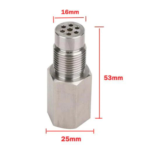 M18x1.5 O2 Sensor spacer Adapter Oxygen Sensor Simulator Extender Catalytic Converter CEL Eliminator with Mini CAT Euro 5 standard