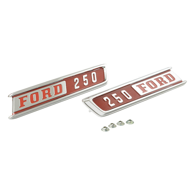 Hood Side Emblems - 1967 Ford F-Series Dennis Carpenter
