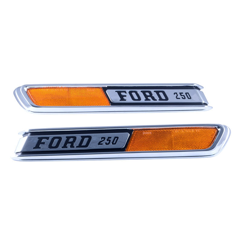 Hood Side Emblems - 1968-1972 Ford F-Series Dennis Carpenter