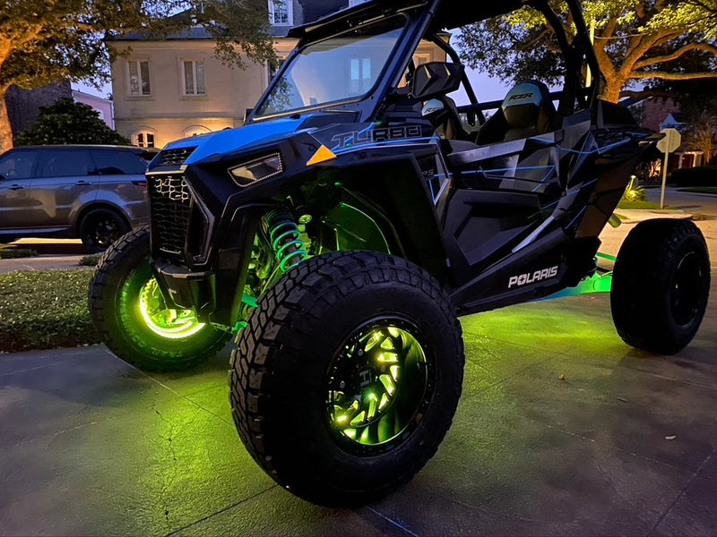 ANNEAUX DE ROUE ILLUMINÉS À LED ORACLE LIGHTING - VÉHICULES UTV, ATV ET SXS