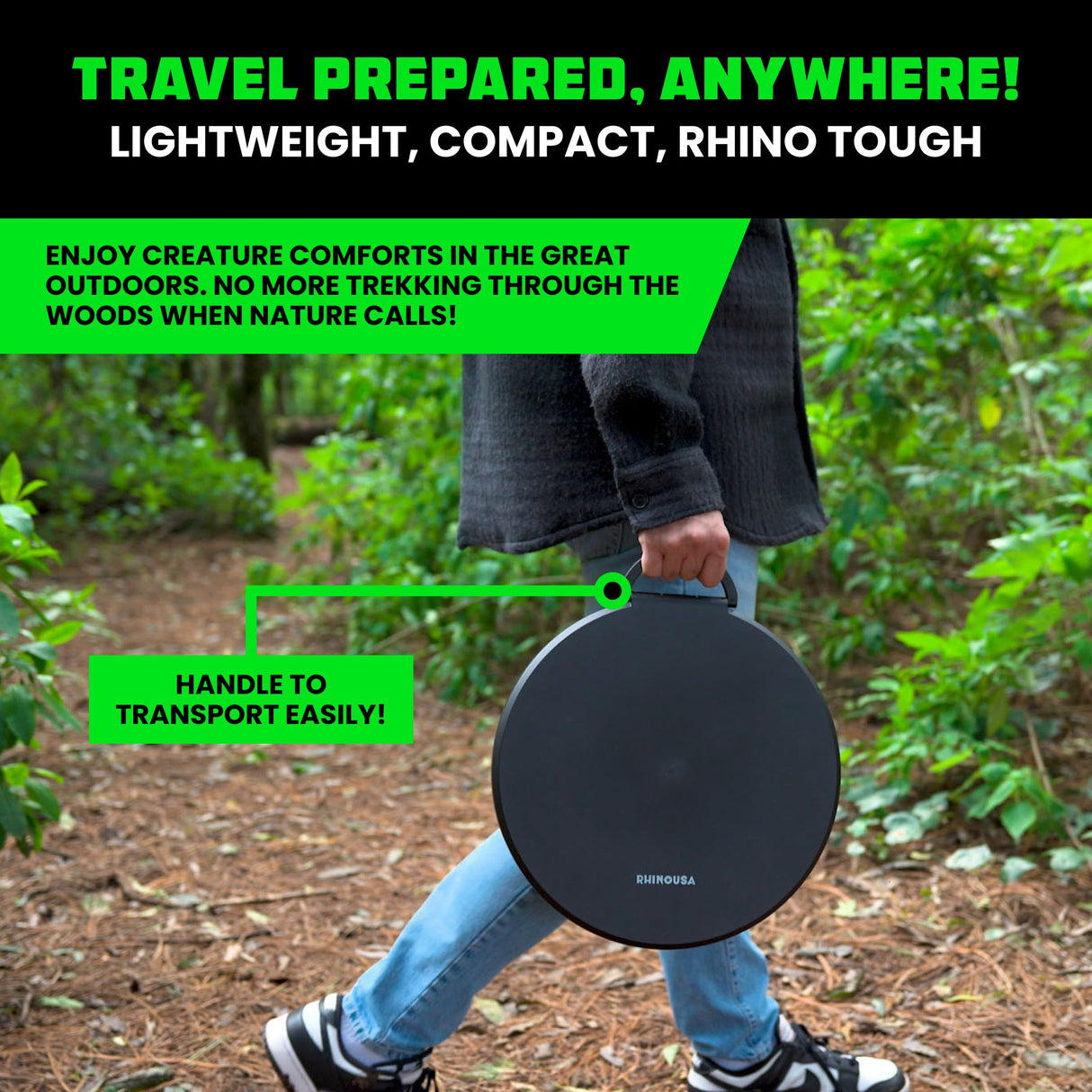 XL Portable Camping Toilet