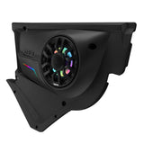 Can-Am Maverick X3 Front Door Speaker Panels with 6.5" NXL-IQ6/BK and Digital LED Lighting