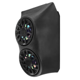 Can-Am Maverick X3 (2017+) Waterfall Center Console Speaker Pod – Loaded with (2) NXL-IQ6/BK Speakers with LED Lighting