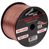 500FT 12AWG Speaker Cable (CABV-12-500CLR) Audiopipe