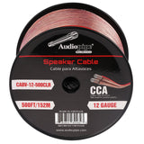 500FT 12AWG Speaker Cable (CABV-12-500CLR) Audiopipe