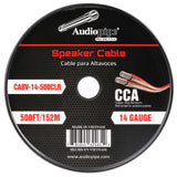 500FT 14AWG Speaker Cable (CABV-14-500CLR) Audiopipe