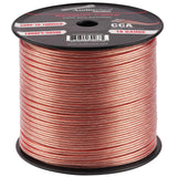 1000FT 16AWG Speaker Cable (CABV-16-1000CLR) Audiopipe
