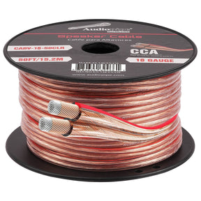 50FT 16AWG Speaker Cable (CABV-16-50CLR) Audiopipe