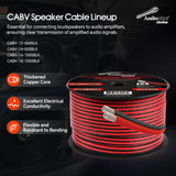 1000FT 16AWG Speaker Cable (CABV-16-1000BLK) Audiopipe